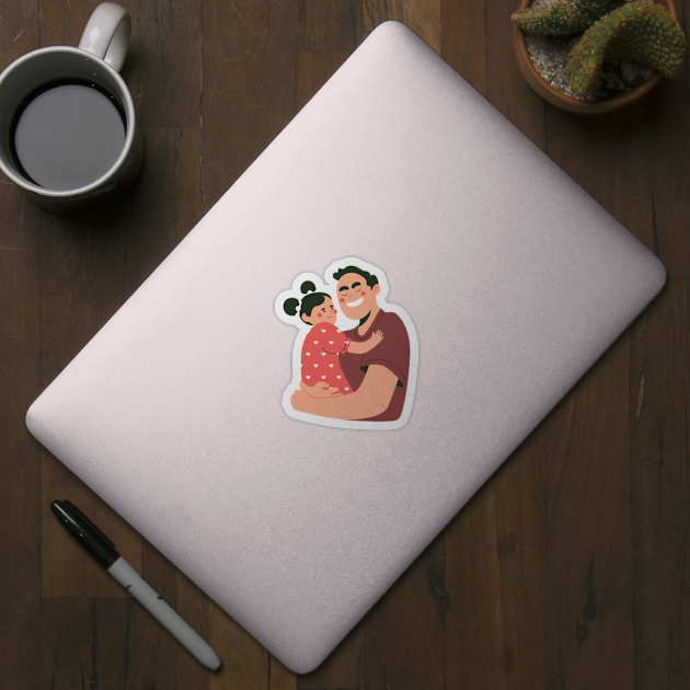 Best Granddaddy Ever From Granddaughter Sticker by MoGaballah